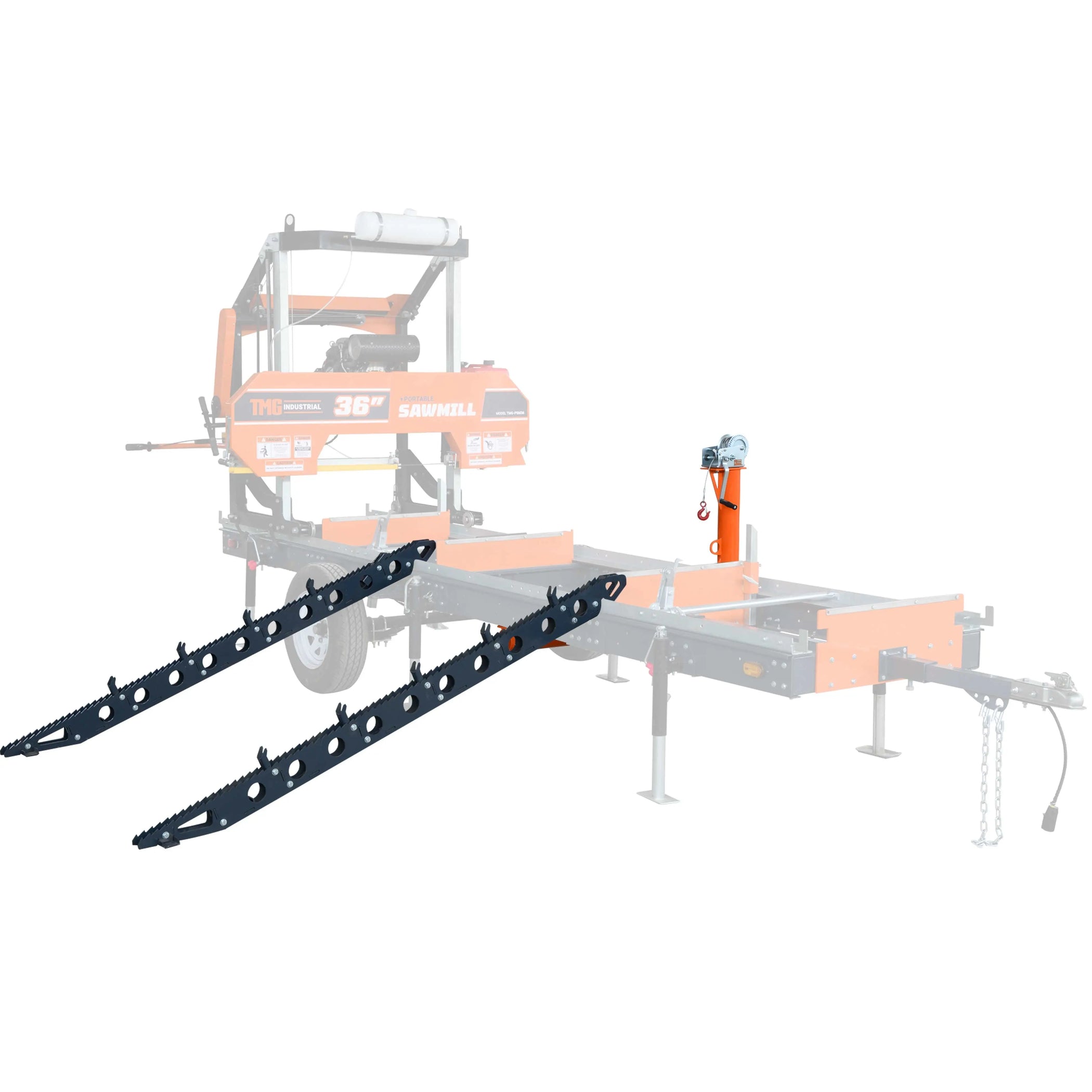 TMG Log Loading/Rolling & Ramp Package for TMG-PSM36, 2-Speed Winch, 88 ...