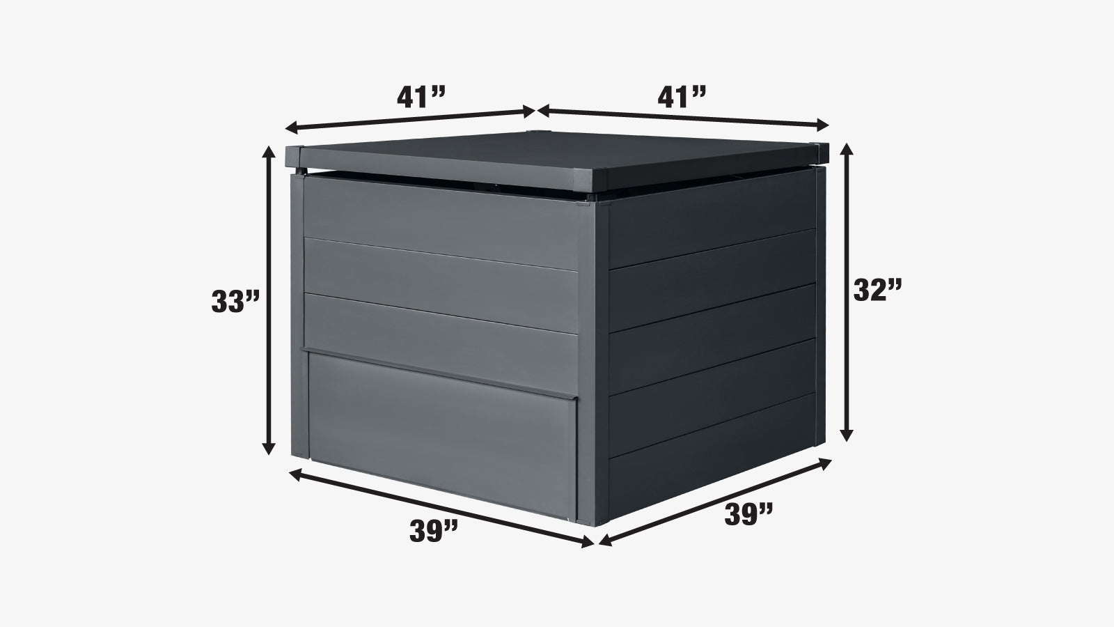 TMG Industrial 220 Gallon Stationary Composter, Galvanized/Powder Coated, TMG-MCP40-specifications-image