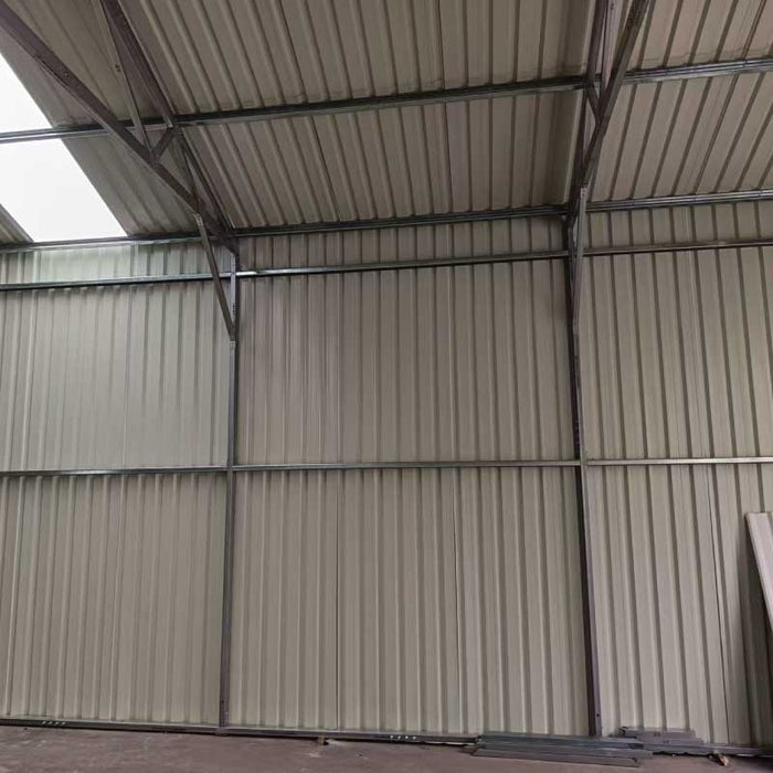 TMG Industrial 30’ x 40’ Metal Garage Shed with 11' High Double Front Doors, 17’ Peak Height, Side Entry Door, 1260 Sq-Ft Floor Space, TMG-MS3040