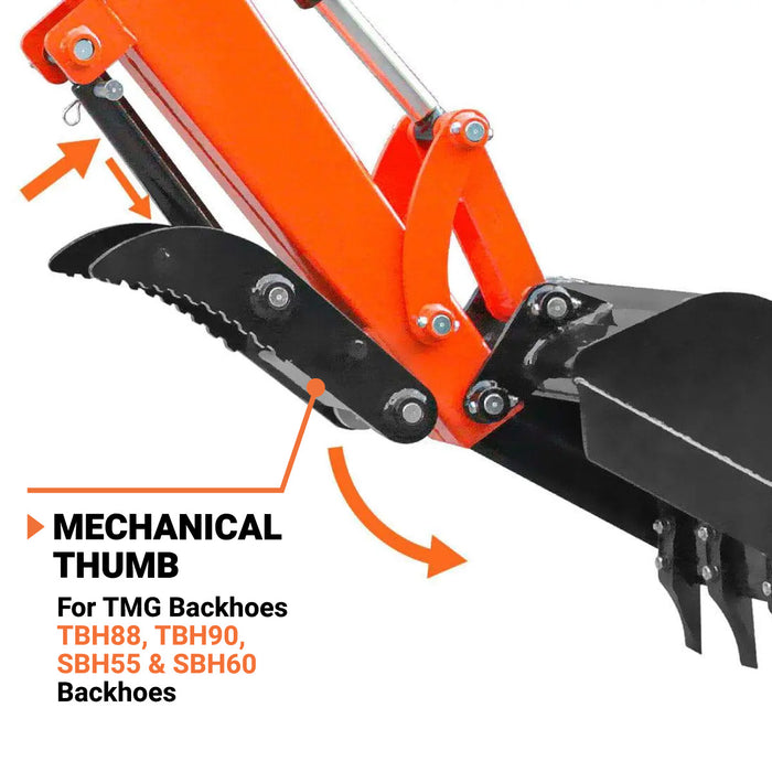 TMG-HTM02 mechanical thumb for TMG backhoe attachments