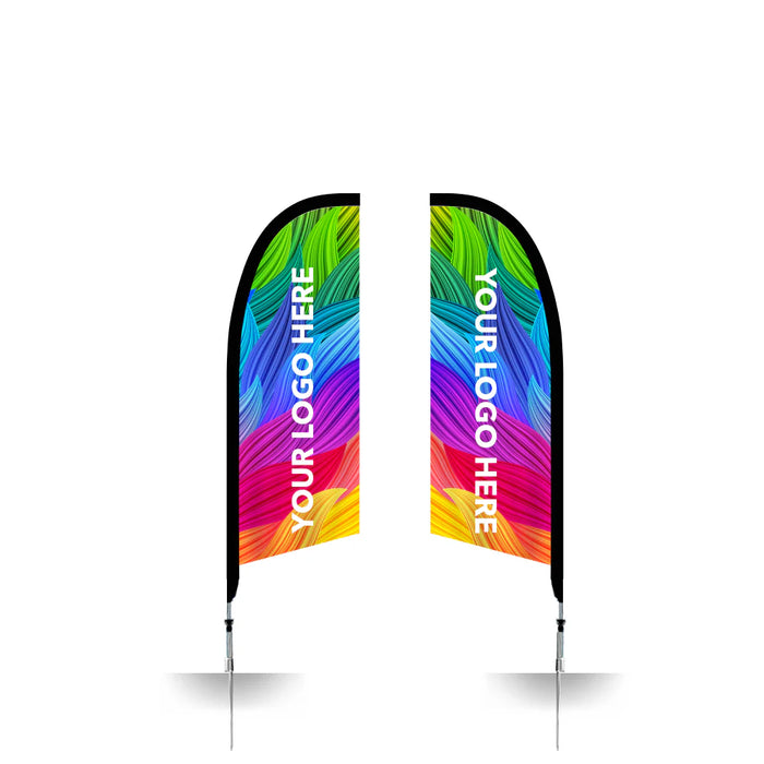 Medium Size Custom Printed Feather Flag
