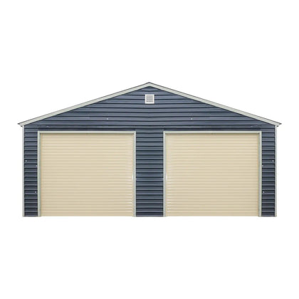 Motorized Twin-Wall Aluminum Roll-Up Door Kit for TMG-MS26 Series Metal Barn Sheds, Remote Controls, AC Motor, TMG-MS26-RD10