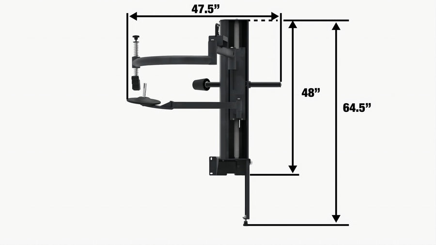 Pneumatic Powered Assist Arm, Right Hand Swing, Compatible with TMG-TC28 Tire Changer, TMG-TC28-PAT28