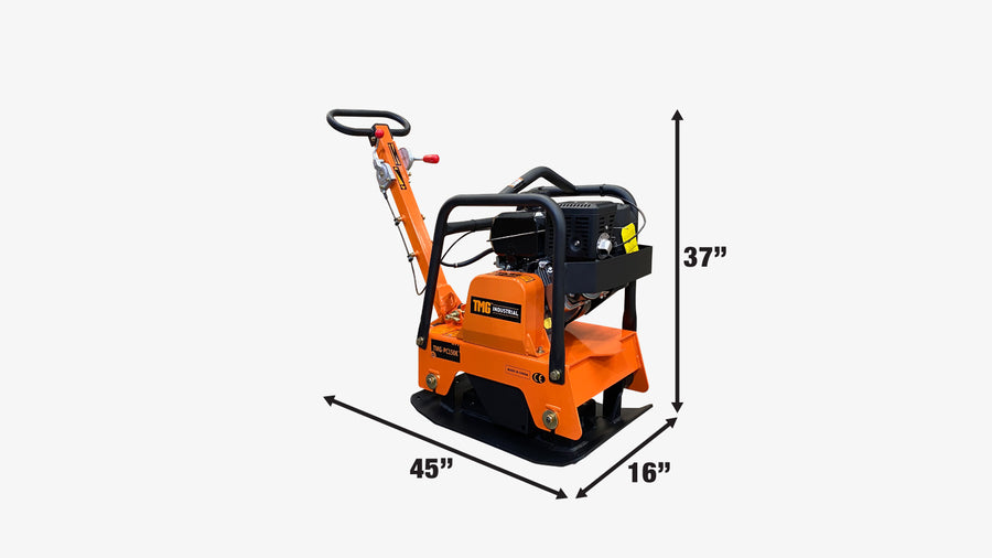 Compacteur à plaque vibrante réversible de 5600-lb, moteur Kohler Command Pro de 6 HP (discontinué – plus disponible), TMG-PC150K