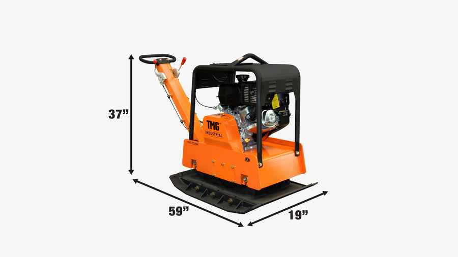 TMG Heavy Series™ Reversible Plate Compactor, 8500-lb Compact Capacity, 14 HP CH440 Kohler Command Engine, 34" Compaction Depth, (Discontinued – No Longer Available) TMG-PC330K