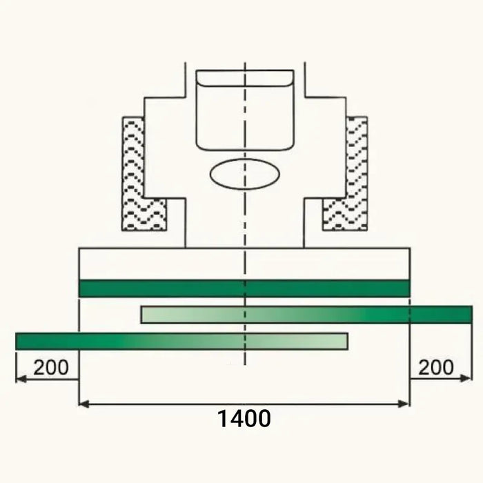 Peruzzo 55” Rear Mounted Side Shift Flail Mower for 20-30HP Tractors, MFR#: FOX-S 1400, Made in Italy