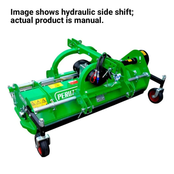 Peruzzo 59” Reversible Front & Rear Mounted Flail Mower for 35-55HP Tractors, MFR#: ELK 1600, Made in Italy