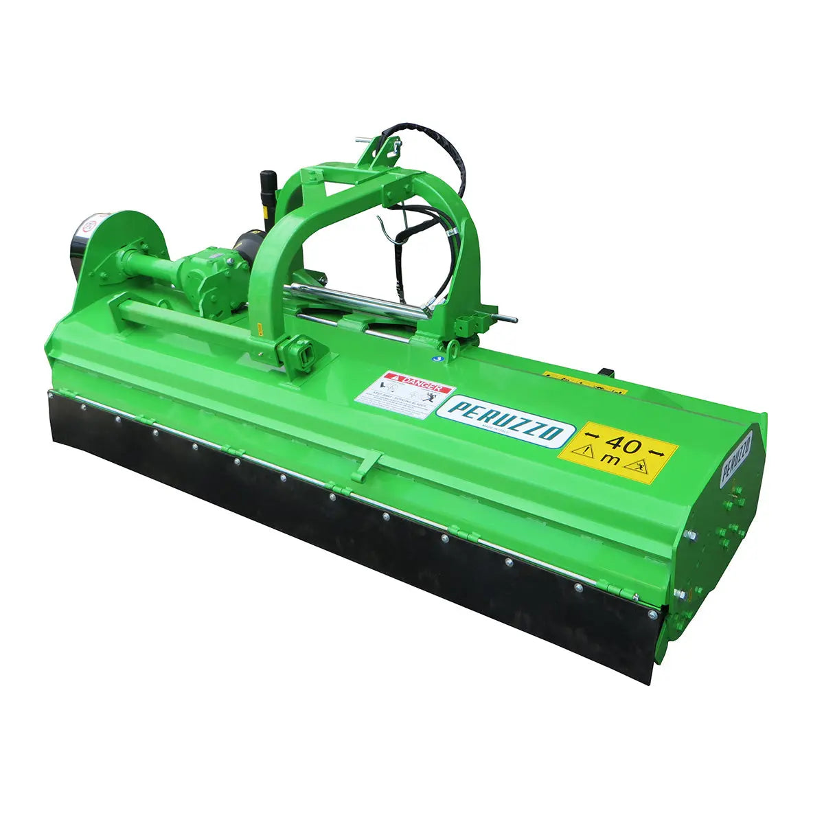 Peruzzo 79” Commercial Offset Rear Mounted Flail Mower for 60-90 HP Tractors, Category 1/2, MFR #: Bull Super 2000, Made in Italy