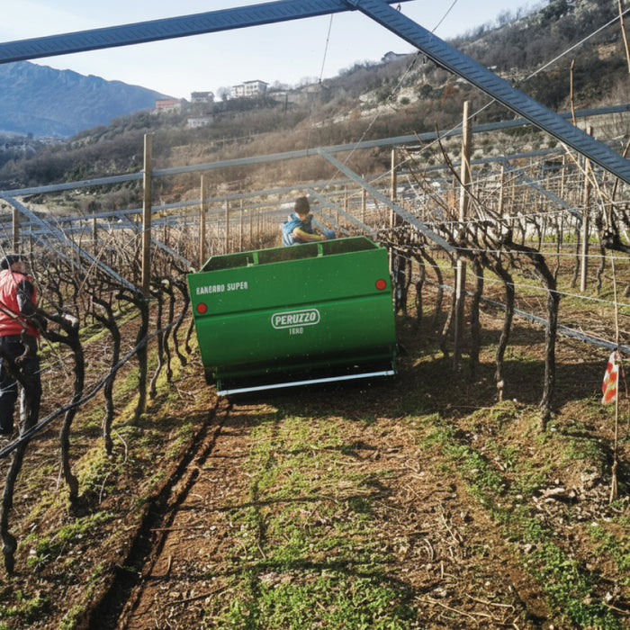 Peruzzo Canguro Super 1800 Italian-made flail collector mower, 68" working width
