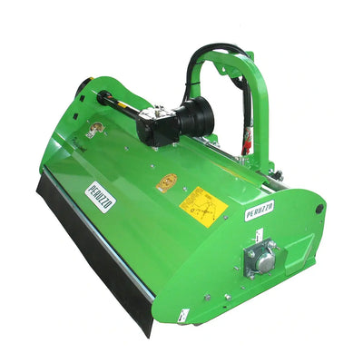 Peruzzo FOX-S1400 52″ Rear Flail Mower with Hydraulic Side-Shift, 44 Hammer Blades, 20-30 HP Tractor, Made in Italy