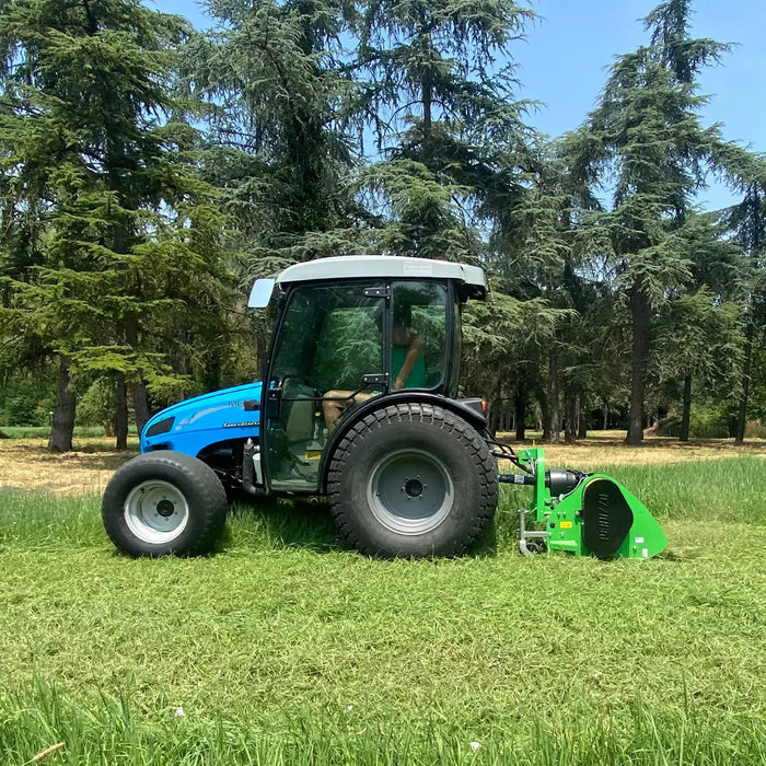 Peruzzo FOX-S1600 58" rear flail mower with hydraulic side-shift and 50 hammer blades