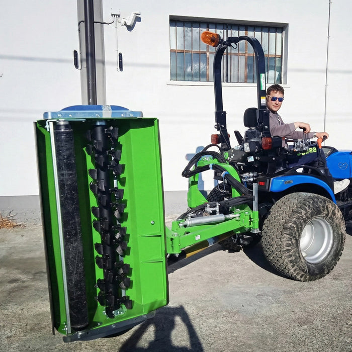 Peruzzo FOX CROSS 1600 Ditch‑Bank Flail Mower with 58" Cut Width, Hydraulic Offset, 30-45 HP Tractors, Made in Italy