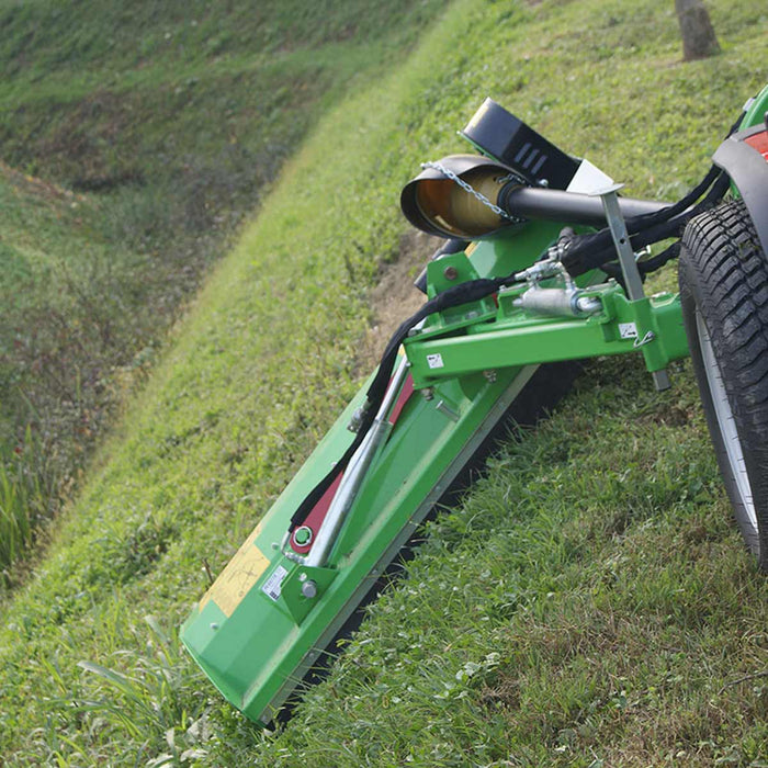 Peruzzo FOX CROSS 1600 Ditch‑Bank Flail Mower with 58" Cut Width, Hydraulic Offset, 30-45 HP Tractors, Made in Italy