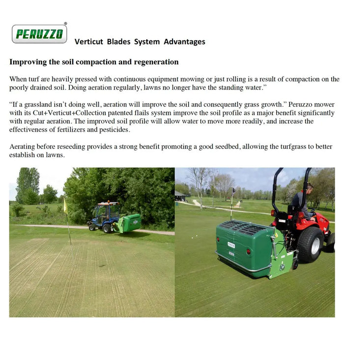 Peruzzo Koala Professional 1600 Italian-made 60" collector flail mower