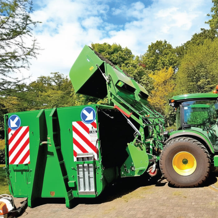 Peruzzo Panther Professional 1800 Italian-made flail collector mower, 70" working width