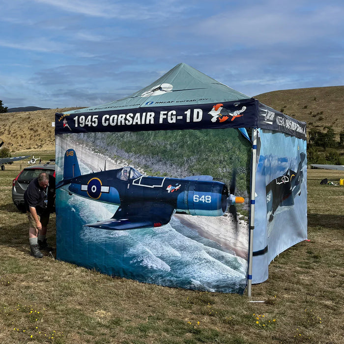 13' Custom Printed Pop-up Tent Canopy Wall