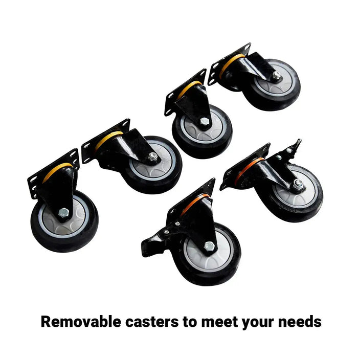 Pro Series 9-FT 20 Drawer Stainless Steel Table Top Workbench, Double Slide Lockable Drawers, All-in-one Welded Frame, TMG-WB920(previously TMG-WB20DS) TMG Industrial