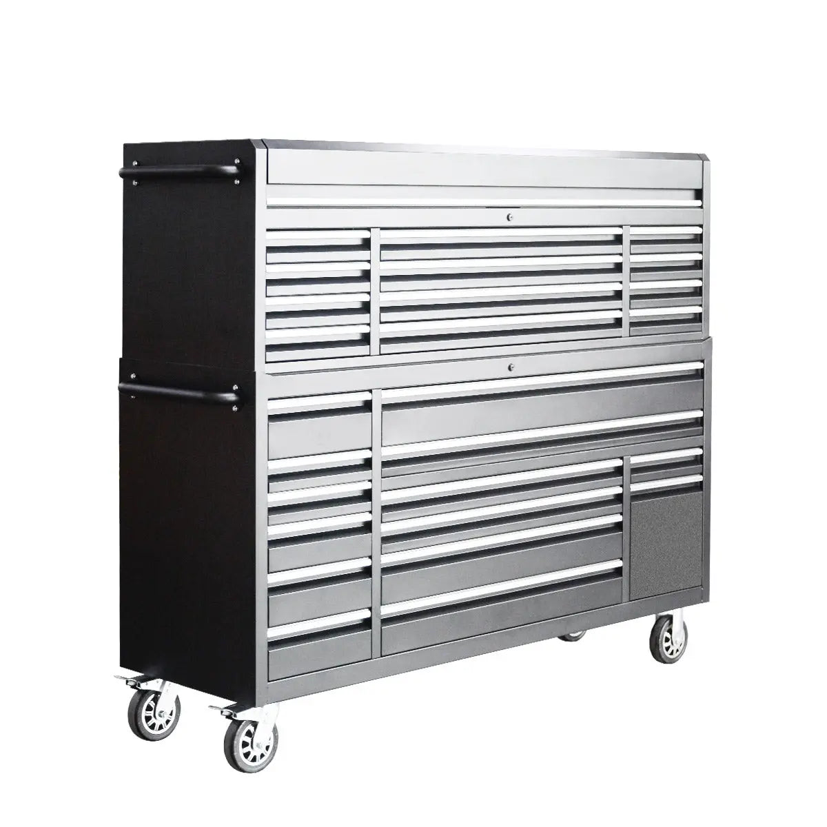 Pro Series 72” Tool Chest Cabinet with 26 Drawers, Caster Wheels & In-Drawer Power Strip TMG-SC7226