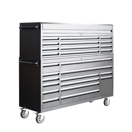 TMG Heavy Series™ 72” Rolling Tool Chest with 26 Drawers, Casters & Power Strip TMG-SC7226