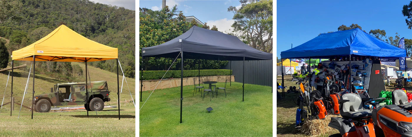10' x 15' Pop-up Tent Canopy Steel Frame X5 Explorer-description-image