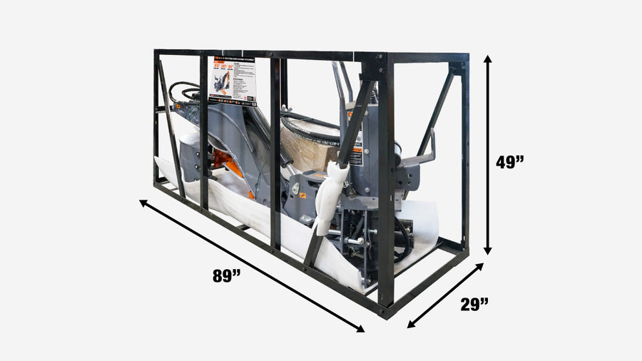 9' Skid Steer Backhoe Attachment for 30-100 HP Loaders, 15" Bucket TMG-SBH60