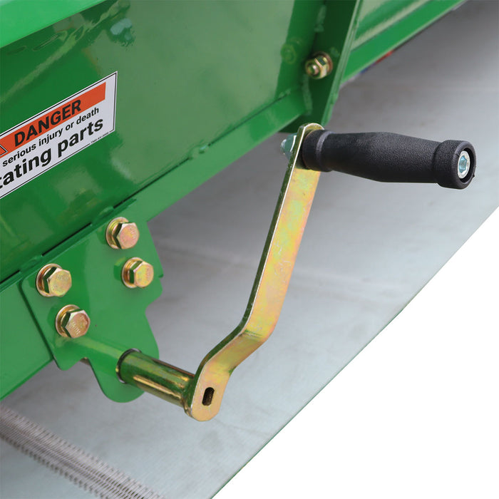 Convoyeur à bois de chauffage StanForge, moteur à essence 6,5 HP, tapis PVC de 20 po de largeur, hauteur jusqu'à 10 pi, attelage à boule de 2 po, SF-GFC20
