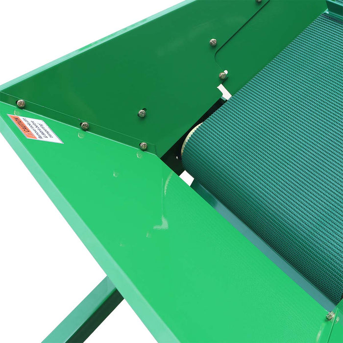 Convoyeur à bois de chauffage StanForge, moteur à essence 6,5 HP, tapis PVC de 20 po de largeur, hauteur jusqu'à 10 pi, attelage à boule de 2 po, SF-GFC20