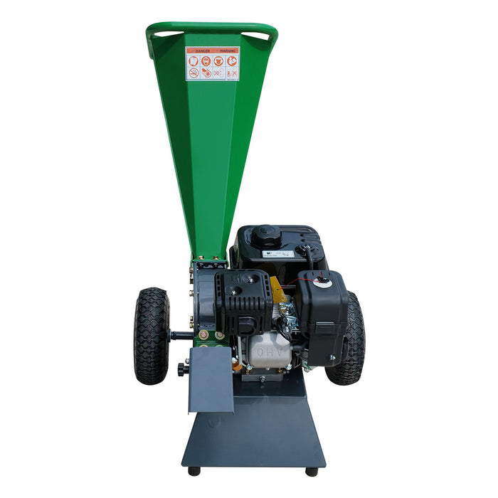 StanForge 2" Wood Chipper, 6.5HP Gas Engine, Portable Design, Adjustable Deflector, SF-GWC2L