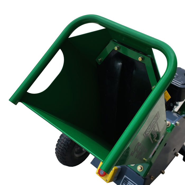 StanForge 2" Wood Chipper, 6.5HP Gas Engine, Portable Design, Adjustable Deflector, SF-GWC2L