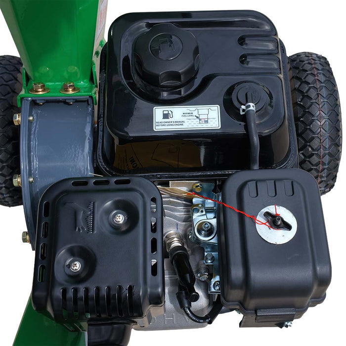 StanForge 2" Wood Chipper, 6.5HP Gas Engine, Portable Design, Adjustable Deflector, SF-GWC2L