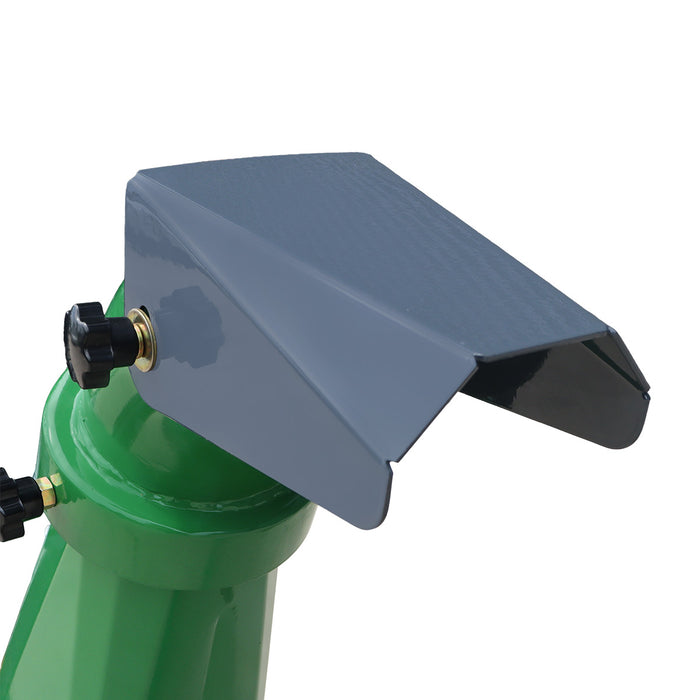 Déchiqueteuse à bois StanForge de 4 po, moteur à essence de 10 HP, goulotte d'éjection pivotante à 360°, remorquable avec attelage de 2 po, SF-GWC4L