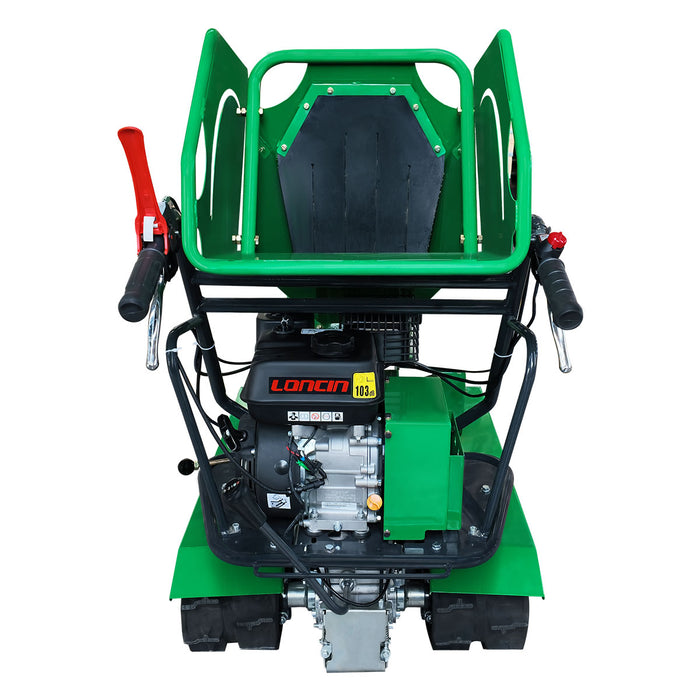 StanForge 4" Tracked Wood Chipper, 6.5HP Gas Engine, Dual Discharge Outlets, Adjustable deflector, SF-GWCT4L