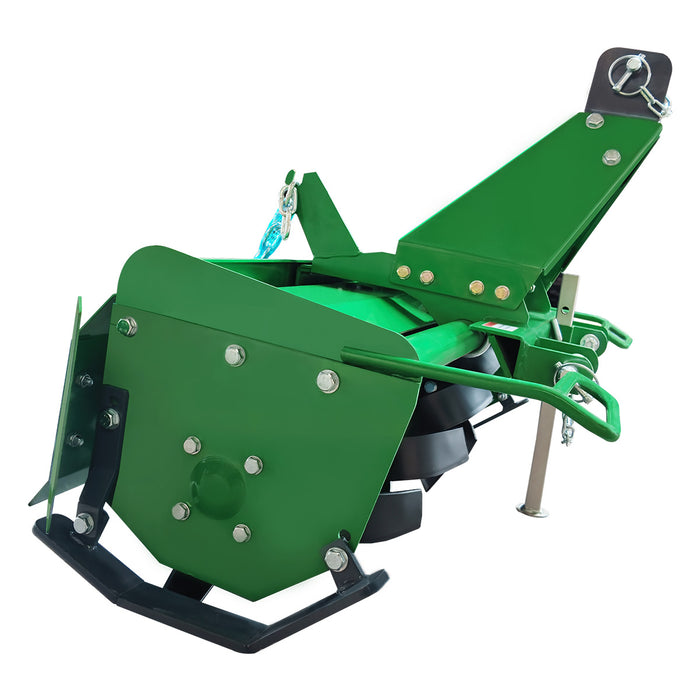 StanForge 50" 3-Point PTO Rotary Tiller, Category 1 Hitch, 540 RPM, 20-50 HP Tractor, 28 Heavy-duty Tines, SF-RTL125