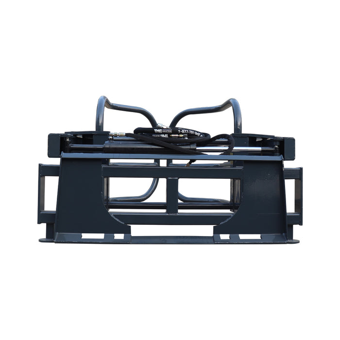 Stanforge 70" Skid Steer Hydraulic Round Bale Gripper/Squeeze Grapple, 2500 lb Capacity, 52" Depth,  Universal Quick-Mount, SF-SBG70