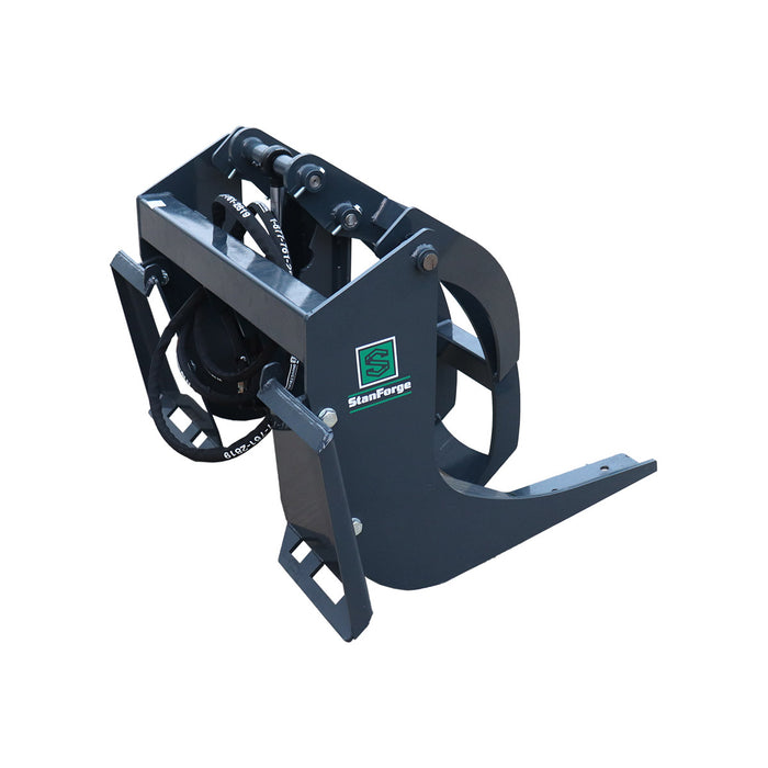 Stanforge 36" Skid Steer Log Grapple Attachment, 42" Claw Opening, 3300-lb Grapple Capacity, Universal Mount, SF-SLG36
