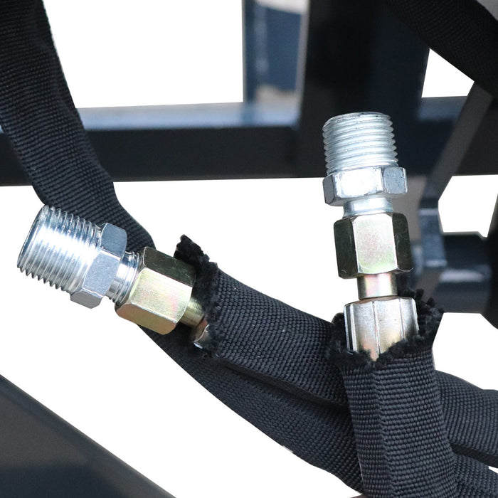 Stanforge 36" Skid Steer Log Grapple Attachment, 42" Claw Opening, 3300-lb Grapple Capacity, Universal Mount, SF-SLG36