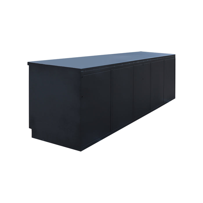 StanForge 10' Steel Tabletop Workbench, 30 Slide Drawers, All-in-one Welded Frame, SF-SWB30