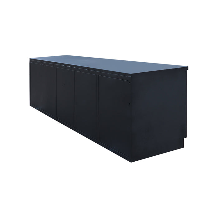 StanForge 10' Steel Tabletop Workbench, 30 Slide Drawers, All-in-one Welded Frame, SF-SWB30