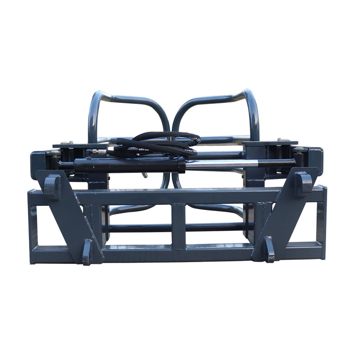60" Round Bale Gripper/Squeeze, 2650 lb Capacity, Euro Linkage, 25-50 HP Tractor, SF-TBG60