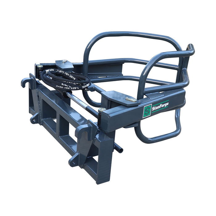 60" Round Bale Gripper/Squeeze, 2650 lb Capacity, Euro Linkage, 25-50 HP Tractor, SF-TBG60