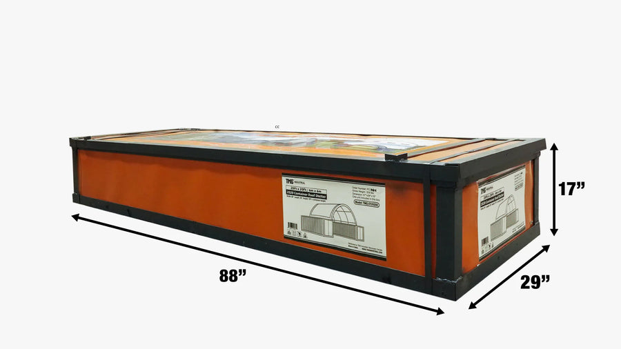 20' x 20' PE Fabric Container Shelter, Fire Retardant, Water Resistant, UV Protected, TMG-ST2021CE(Previously ST2020C)