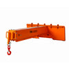 Skid Steer Telescopic Jib Crane, 5000 lb Capacity, Adjustable 72”-120” Boom with 3-Ton Hook, TMG-SJC55