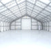 Snow Series 50' x 150' Dual Truss Storage Shelter with 32 oz PVC Cover, 25 PSF Snow Load, Engineering Drawings, TMG-DT50150-SR25 TMG Industrial CA