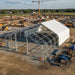 Snow Series 50' x 150' Dual Truss Storage Shelter with 32 oz PVC Cover, 25 PSF Snow Load, Engineering Drawings, TMG-DT50150-SR25 TMG Industrial CA