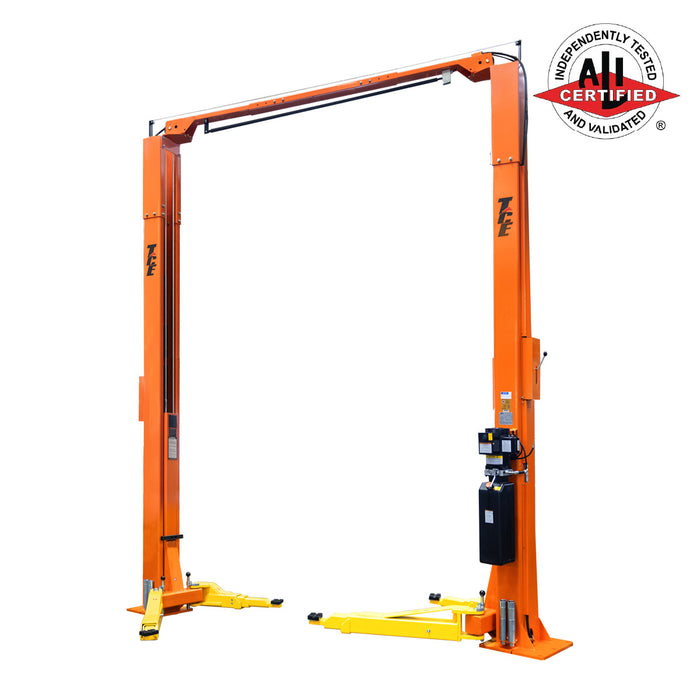 ALI Certified 10,000 lb Two-Post Overhead Auto Lift, Asymmetric/Symmetric Arms, 79" Lift Height, 166" Cross Beam TMG-TO2586 TMG Industrial CA