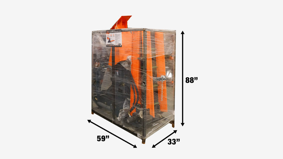 3-Point Hitch Firewood Branch Logger & 45° Adjustable Belt Conveyor, 20-60 HP Tractor, PTO Driveline Shaft Included, TMG-TFL42