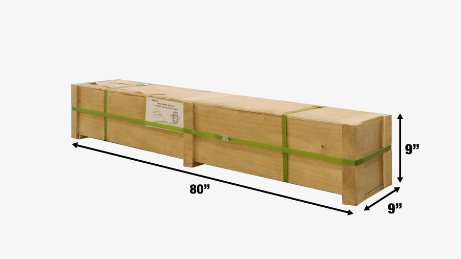 TMG Industrial Kit d'extension de rail de 6 pi pour scierie portative TMG-PSM30, SKU# TMG-PSM30-6EX