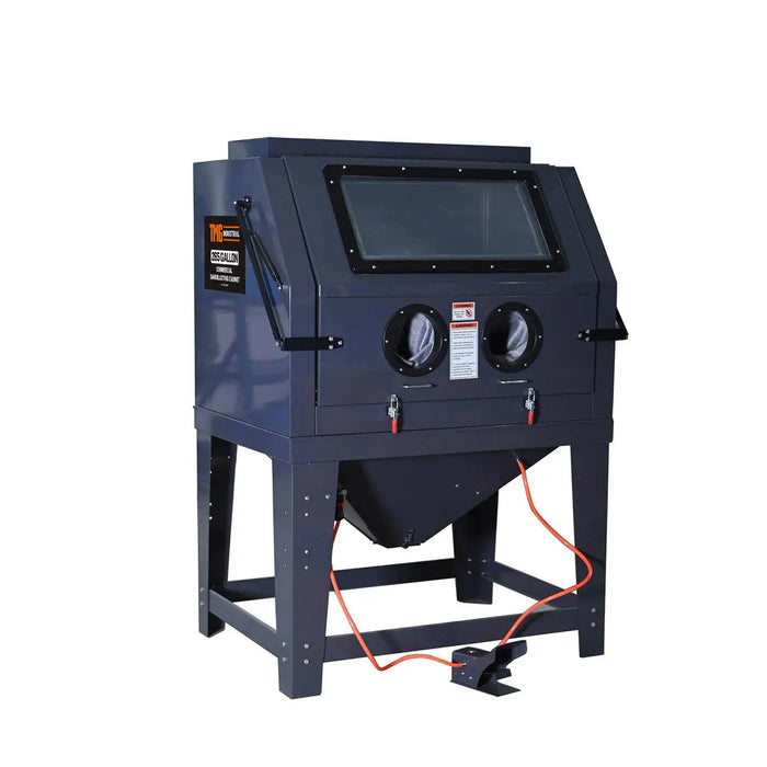 265 Gallon/990L Commercial Cabinet Sandblaster, Vacuum Filtration System, Oversized View Window, 125 PSI, 24 CFM, TMG-ABC99