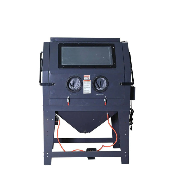 265 Gallon/990L Commercial Cabinet Sandblaster, Vacuum Filtration System, Oversized View Window, 125 PSI, 24 CFM, TMG-ABC99