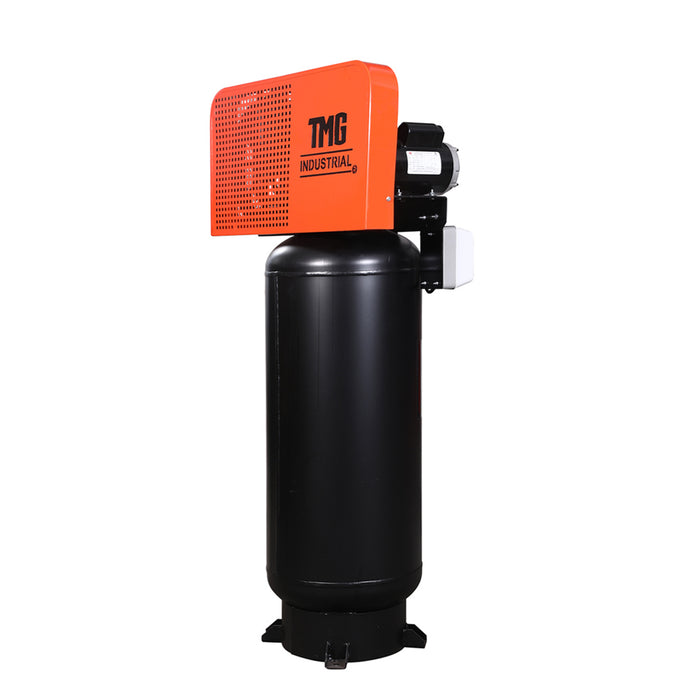 TMG Industrial 60 Gallon 5 HP Stationary Electric Air Compressor, 5 Min Fill Time, 230V Induction Motor, Vertical Tank, TMG-ACE65